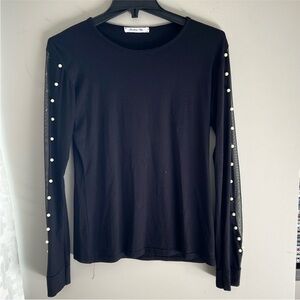 BLACK PEARLY LONGSLEEVE